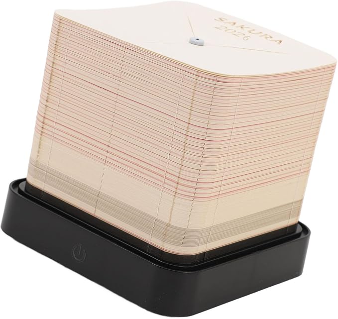 Aramox 3D Memo Pad, Paper Carving Notepad with LED Light, Unique Desktop Decoration for Home Office and Special Occasions (Pink)