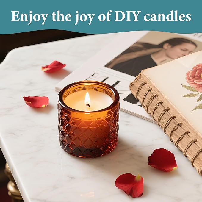 SAEUYVB Candle Making Kit,Soy Wax for Candle Making,DIYCandle Making Supplies,Including 5lbs Natural Soy Wax Flakes,Wax Melter,Thermometer,Wicks,Candle Kit for Adults,Beginnner