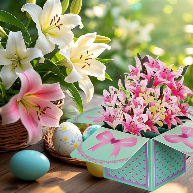 3D Pop-Up Thank You Cards! Birthday Gift Card with Note Note Card and Envelope, Perfect for Birthdays, Teacher Appreciation, or Gifting Mom, Grandma, Dad, or Best Friends.