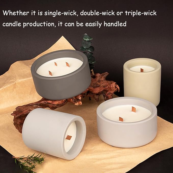 9 Pcs 3 Styles Acrylic Candles Wicks Centering Devices, 1/2/3 Hole Candle Centering Tool for Candle Making, Craft DIY