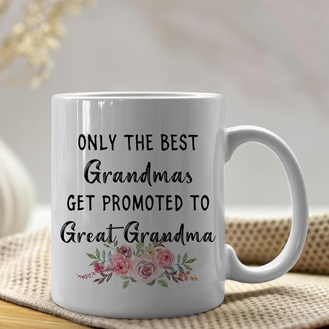 IWXYI Pregnancy Announcement Gifts for First Time Great Grandma,New Great Grandmother Gifts,Great Grandma Mug,Great Grandma Coffee Mugs 11 Ounce,Presents For Great Grandma Pregnancy Announcement