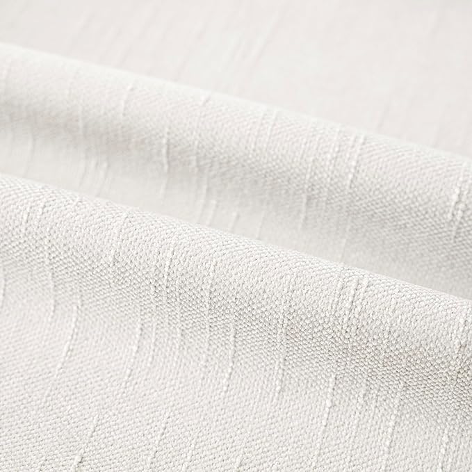Foindtower Pack of 2 Soft Textured Throw Decorative Pillow Covers Square Accent Solid Cushion Cover Cozy Neutral Farmhouse Pillow Case for Couch Sofa Bedroom Living Room 20x20 Inch, Ivory White