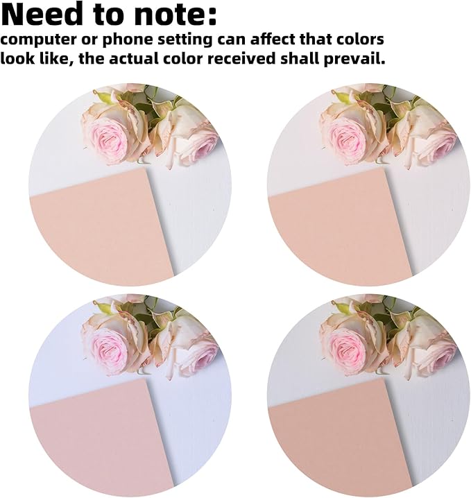 Vienrose 10 x 10 Inch Scrapbook Photo Album, Linen Hardcover Photo Book with 40 White Pages, DIY Memory Book Kit with Accessories for Wedding, Baby Shower, Travel, Christmas (Pink, 20 Sheets)