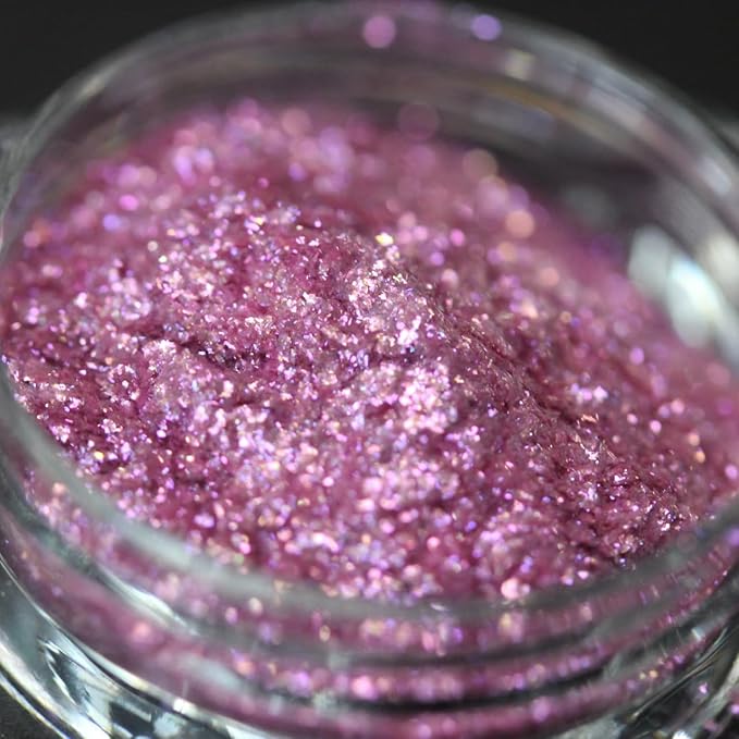 8colors White Pink Series Highlighter Pigment Loose Mica Powder for Resin Craft, Soap Candle Dye, Nail Art, Cosmetics, Paint, Slime Pigment
