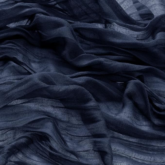 20 Pack Navy Blue Cheesecloth Napkins Spring Cloth Napkins Set of 20 Navy Dinner Napkins Bulk 21x21 Inches for Wedding Bridal Shower Baby Shower Valentine's Day