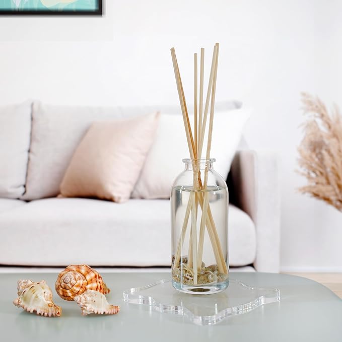 Urban Naturals Ocean Rose Reed Diffuser Set | Made with Essential Oils & Real Botanicals | Salty Mist, Lemongrass, Geranium, Rose, Basil, Honey & Sandalwood | Made in The USA