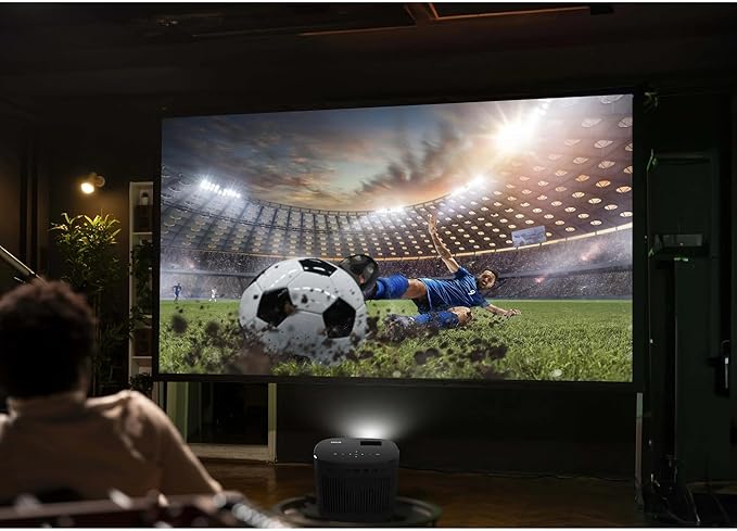 RCA 720P Home Theater Projector, 1280 x 720 (720P), 4" LCD technology, 120 ANSI lumens, 32" to 140" (diagonal), 2 x HDMI - RPJ181-BLACK
