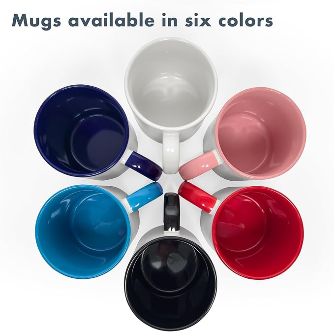 Let's Make Memories Personalized Photo Mug - Custom Coffee Mug - Your Photo & Text - For Any Occasion - Birthday - For Him - For Her - For Friend - Couples -15oz- White Handle