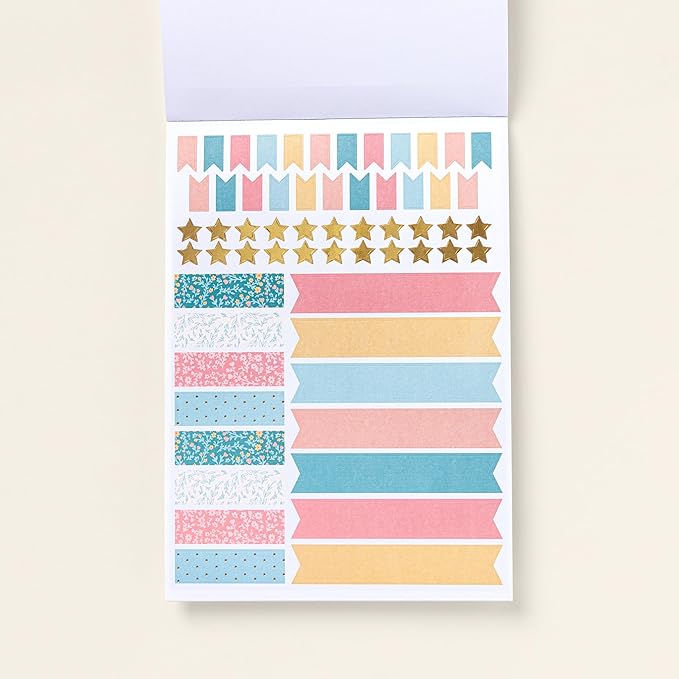 PPP Home Planner Sticker Book 3rd Ed | Pack of 15 | 766 Total Stickers | Assorted Sizes | 5x7 Sheets | Gold Foil Stamping | Fun Stickers for Home Planners, Money Planner, Journals