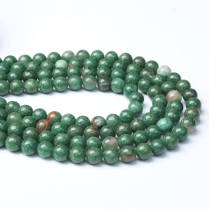 Natural 6mm Gray Striped Agate Beads Gemstone Loose Beads for Jewelry Makinge (8mm, African Jade)