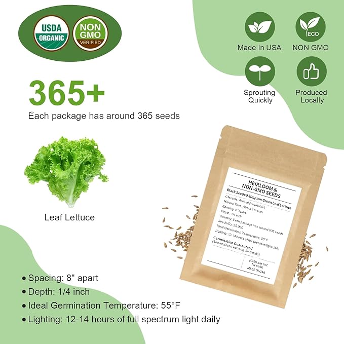 44-Pod Indoor Hydroponic Growing System + 3 Free Seeds Starter Kit (Lettuce, Salad Mixed, Basil Seeds) – Dual 53W Full-Spectrum LED, 10-L Water Tank, 2-Tier Grow Pods (66 Pods)
