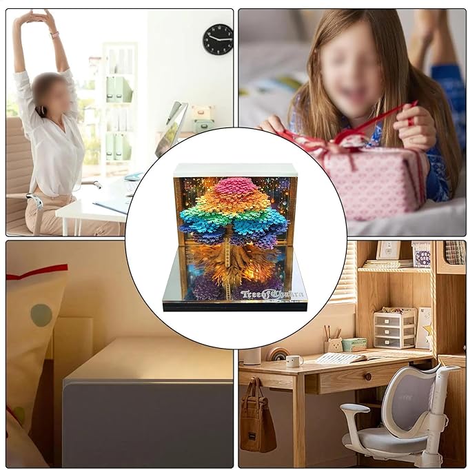 Time Piece Calendar 2026,3D Tree Tear-Away Memo Pad Creative Desk Calendars,3D Notepad Paper Carving Art Sticky Notes,3D Calendar 2026 Suitable for Room and Office Desktop Decoration