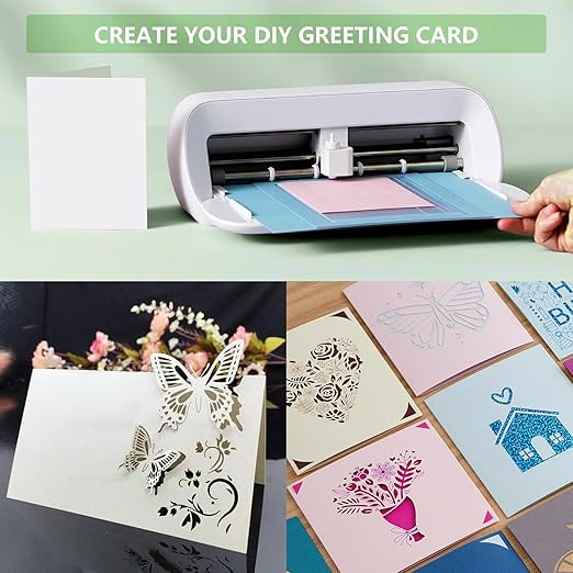 Ultimate Accessories Bundle Compatible with Joy Xtra,Makers and All Explore Air,79pcs Craft Starter Kit with Heat Transfer Vinyl,Permanent Adhesive Vinyl,Card Kit,Card Mat,Weeding Tools