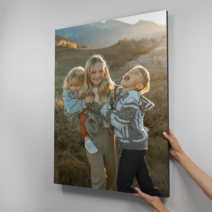 Mixtiles Official Custom Photo Tiles - Magnetic Wall Frames - Adhesive Sticker, no Nails - Personalized Printed Photos - Various Sizes and Frames - 27x36-1-Tile - Normal Frameless