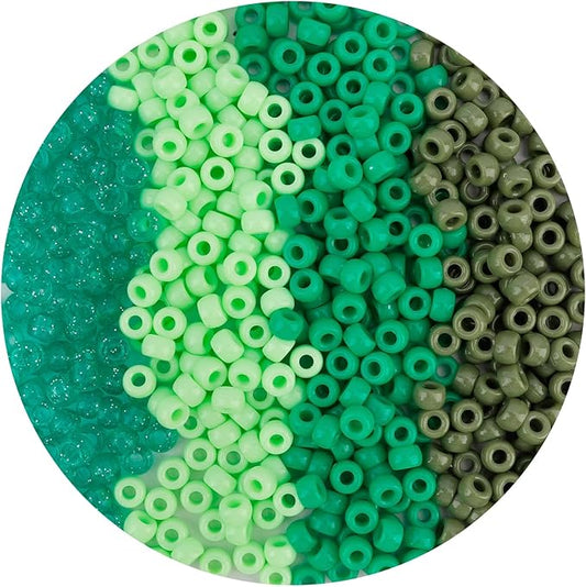 1100Pcs Pony Beads,Beads for Jewelry Making,Friendship Bracelet Bead,Craft Bead for Friendship Necklace Bracelets Making Hair