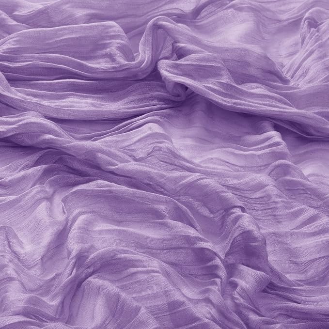 20 Pack Lavender Purple Cheesecloth Napkins Spring Cloth Napkins Set of 20 Dinner Napkins Bulk 21x21 Inches for Wedding Bridal Shower Baby Shower Valentine's Day