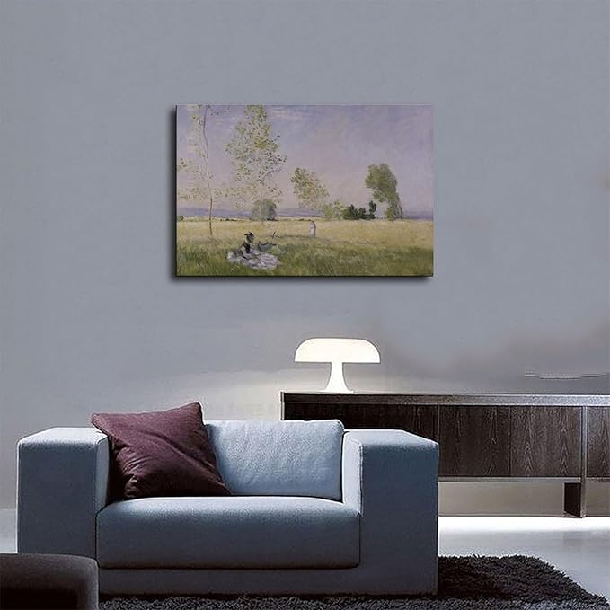 CFIOZYOS 40+ Monet Famous Print Posters Summer by Claude Monet Impressionism Art Wall Decoration Poster Family Bar Restaurant Garage Cafe Art Print Gift Unframe 24×36inch(60×90cm)