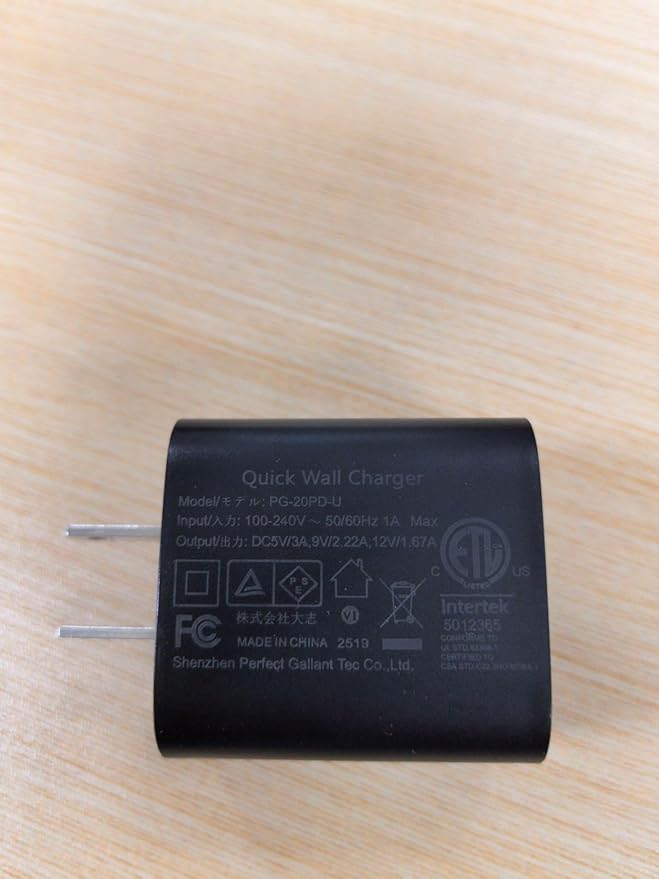 NANAMI Fast Wireless Charger with USB Phone Charger, Qi Certified Charging Stand with 20W PD Adapter for iPhone 17/17 Pro/17 Pro Max/16/16 Plus/15/14/13/12,10W for Samsung Galaxy S25/S24/S23/S22/S21