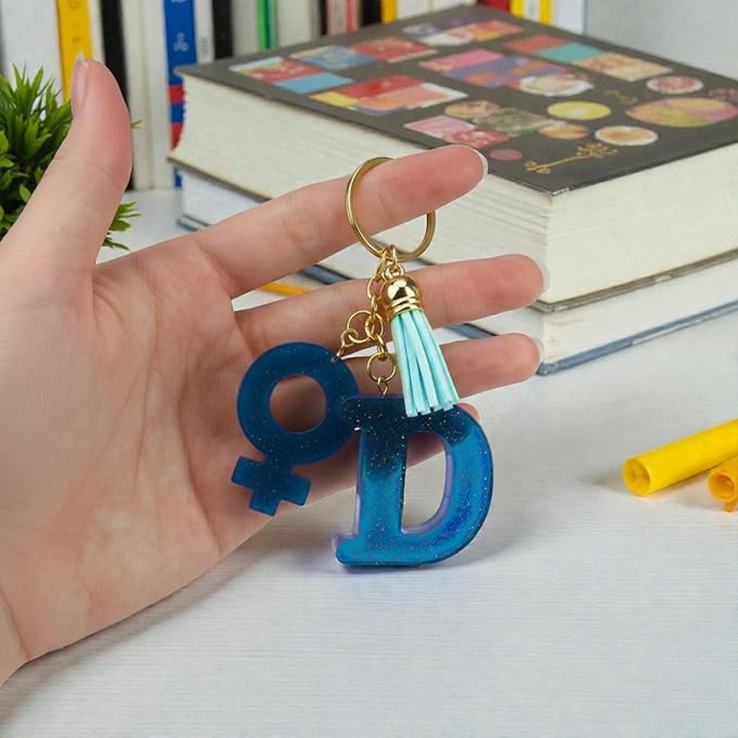 Obverse Alphabet Resin Mold 167Pcs Set – Reversed Letter Silicone DIY Epoxy Casting Kit for Making Ornament Keychain & Pendant Jewelry