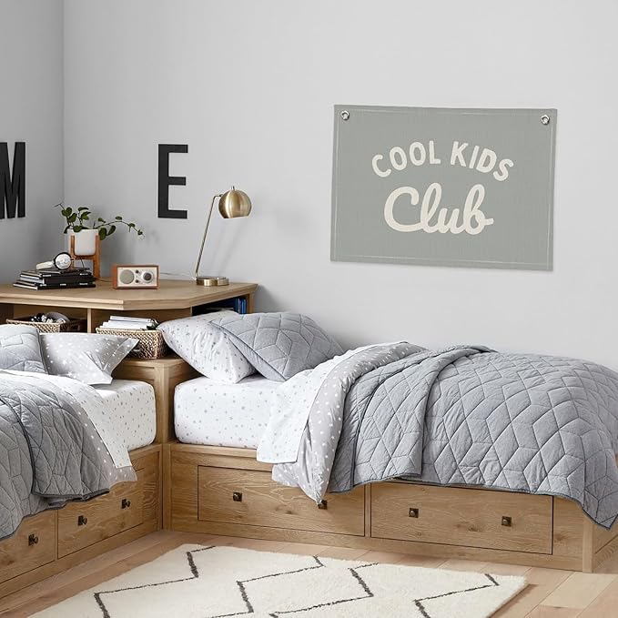 Playroom Wall Decor, Kids Playroom Decor Cool Kids Club Canvas Banner Wall Hanging Banner Flag, Classroom Decorations