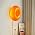 Bofea-Modern Orange Donut Lamp,Plug-in Bedside Lamp Or Plug-in Wall Sconces,Mid Century Modern Decor Wall Mount Lamps,Creative Orange Light for Living Room,Reading Room,Hallway Ambient Lighting - Image 7