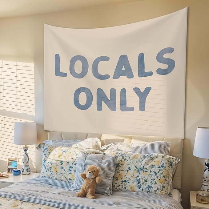 STHTTSW Blue Coastal Tapestry, Beach Tapestries Wall Blanket, Coastal Room Decor Beach Beachy Wall Hanging Decor for Dorm Bedroom 50x60 Inch