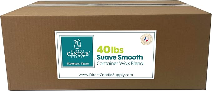 40lb Wax Slab Blend for Candle Making, Smooth Paraffin Candle Wax for Candle Making, Container Wax Blend, Candle Wax Bulk High Load Fragrance and Single Pour for Container Candles