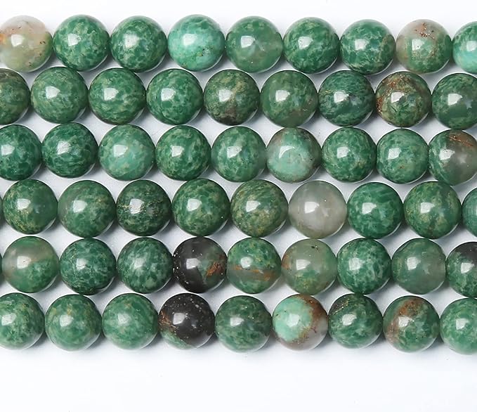 Natural 6mm Gray Striped Agate Beads Gemstone Loose Beads for Jewelry Makinge (6mm, African Jade)