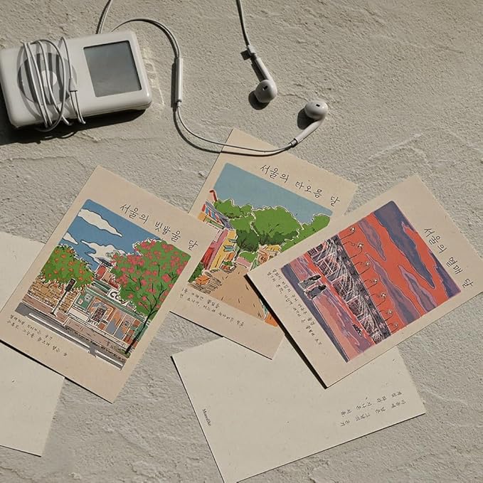 Monolike Twelve Months of Seoul Single Card - Mix 12 pack Postcards