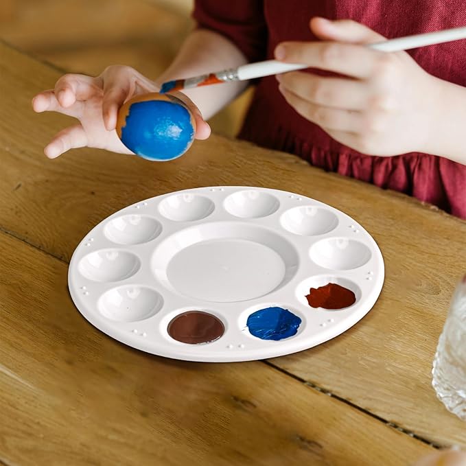 8Pcs Paint Tray Palettes, Plastic Paint Pallets, Watercolor Palette Painting Tray for Painting Party, DIY Craft and Art Painting