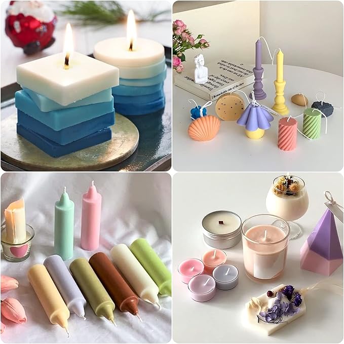 FansArriche Candle dye - 10 Colors Liquid Oil-Based dye for Candle Wax, Vivid Candle Color for DIY Candle Making, Highly Concentrate Natural Candle Color