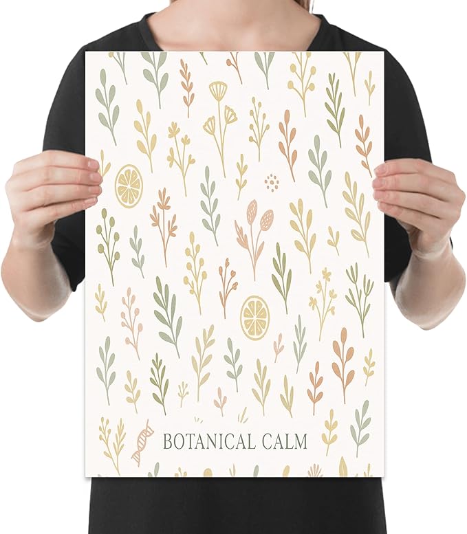 Botanical Bliss - Kitchen Wall Art - 13x19 Poster Print - Nature Inspired Decor