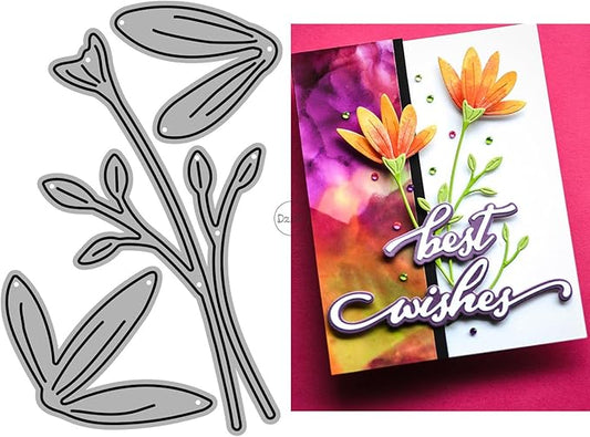 DzIxY Patchwork Flowers Metal Cutting Dies for Card Making Kit Embossing Paper Die Cuts Set Scrapbook Stencils Supplies Machine Templates
