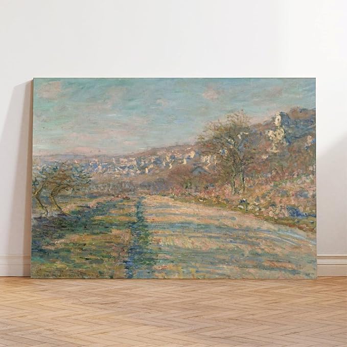 CFIOZYOS 40+ Monet Famous Print Posters Road of La Roche-Guyon by Claude Monet Impressionism Art Wall Decoration Poster Family Bar Restaurant Garage Cafe Art Print Gift Frame 24×36inch(60×90cm)