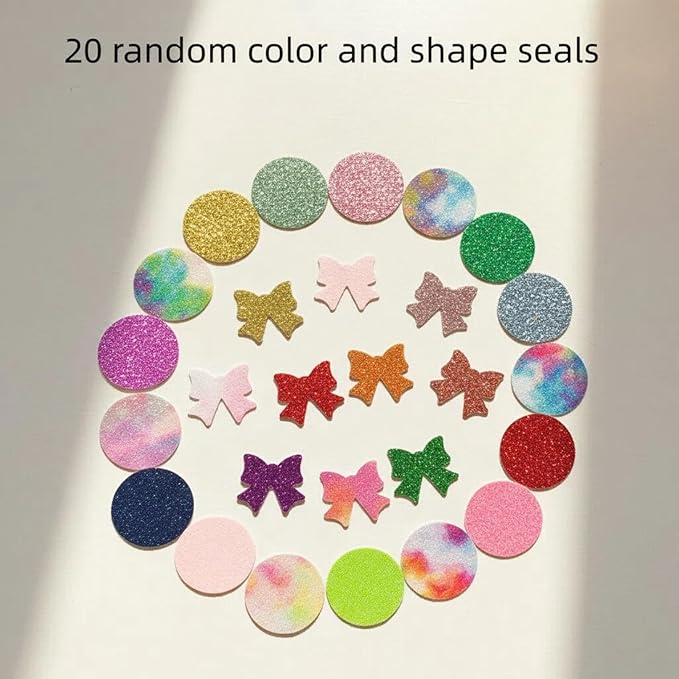 20PCs, Premium Floral Surrounded Thank You Cards with Envelopes - Elegant Flowers, Blank Inside with Glitter Seals, 4 * 6 inch.