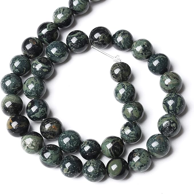 6MM 57PCS Natural Stone Kambaba Jasper Loose Beads for Jewelry Making DIY Bracelet Necklace
