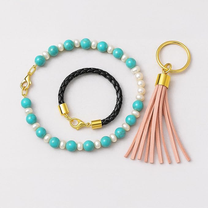 Mandala Crafts Gold Tone Leather Cord End Caps for Jewelry Making, Tassel Caps, Assorted Sizes 840 PCs Cylinder Cord Ends, Kumihimo Supplies and Jewelry Findings