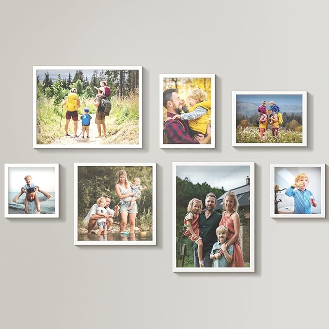 Mixtiles Official - Custom Photo Tiles - Personalized Printed Photos - Magnetic Wall Frames - Adhesive Sticker, No Nails - Various Sizes and Frames - wild-visual-7-Tile - Clean Frame