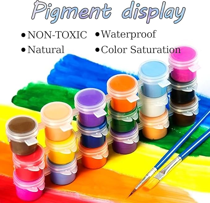 Canrichshop 4 Framed Vintage DIY Paint by Numbers Kit for Adults Beginner,Retro Cocktail Easy Painting by Number with Canvas,Acrylic Paint Kit Arts and Crafts for Adults for Decor 8x8inch