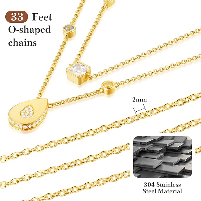 33 Ft 18K Gold Stainless Steel O-Shaped Chain Roll for DIY Jewelry Making - 2mm Width Gold Plated Chain with Jump Rings & Lobster Clasps