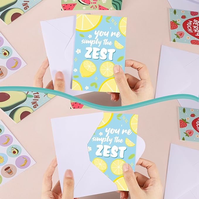 40 Pack Funny Thank You Cards with Envelopes & Stickers, 4×6 in Cute Thank You Card, Blank Cards and Envelopes Greeting Card for Kids Birthday, Wedding, Baby Shower, Thanksgiving, Christmas