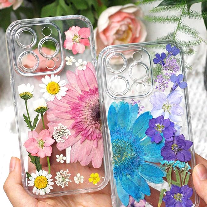 Dried Pressed Flowers for Resin Model, Real Pressed Barberton Daisy Bulk Natural Herbs Kit for Scrapbooking DIY Art Crafts, Epoxy Jewelry, Candle, Soap Making, Nails Decor
