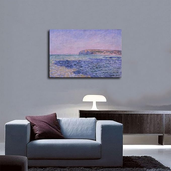 CFIOZYOS 40+ Monet Famous Print Posters Shadows on The Sea. The Cliffs at Pourville by Claude Monet Impressionism Canvas Wall Art Print Poster For Home School Office Decor Unframe 16×24inch(40×60cm)