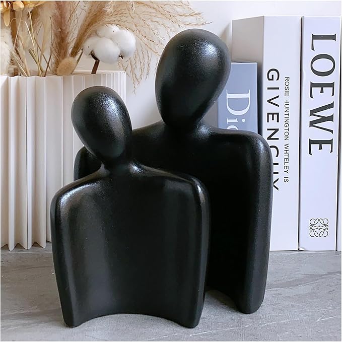 Katoonx Hugging Couple Statues Ceramic Lover Figurine Embrace Characters