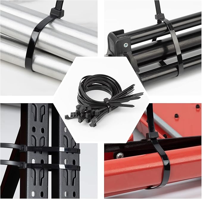 XINGO 30 inch Zip Ties Heavy Duty 25 PCS, 175 LBS Ultra Strong Plastic Wire Ties, Large Cable Ties xtra Long Tie Wraps, Indoor and Outdoor UV Resistant (Black)