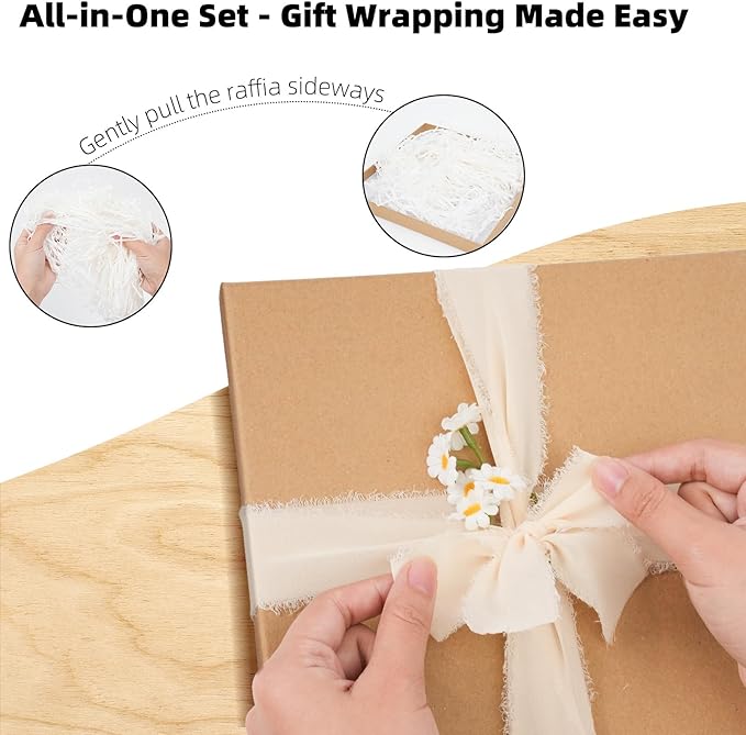 Vienrose 8 x 8 Inch Scrapbook Album Gift Set, Linen Hardcover Photo Book with 40 White Pages, DIY Memory Book Kit with Accessories for Wedding, Baby Shower, Travel, Christmas (Pink, 20 Sheets)