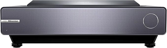 Hisense PX2-PRO Trichroma Ultra Short Throw Home Theater Projector, 90"-130", 4K UHD, Dolby Vision & Atmos, HDR10, 2400 ANSI Lumens, Google TV, Netflix