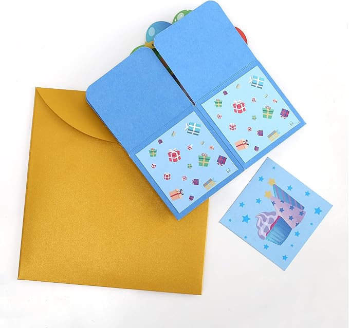 3D Pop-Up Happy Birthday Cards – Fun & Unique Greeting Cards with Envelopes & Message Tag - Gift for Son, Daughter, Mom, Dad, Wife, Husband, Girlfriend, Boyfriend! Celebrate in Style!