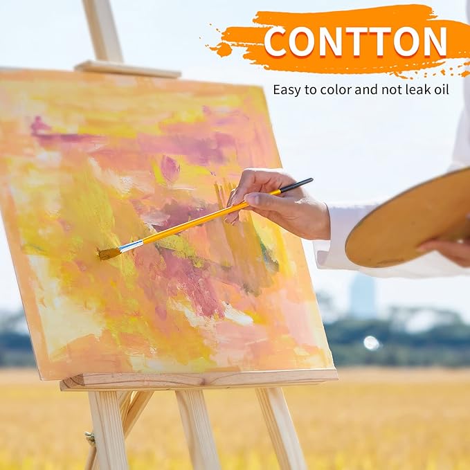Conda Canvases Boards for Painting 9 x 12 inch, 24 Pack Value Bulk Blank White Canvas, 100% Cotton, Quality Acid Free Artist Canvas Panels for Acrylics Watercolor & Oil Painting