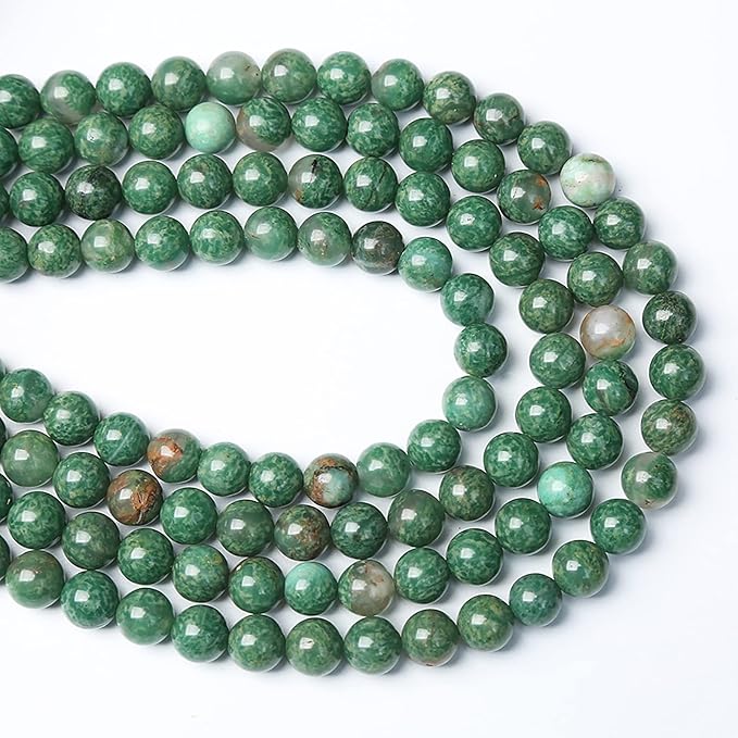 Natural 6mm Gray Striped Agate Beads Gemstone Loose Beads for Jewelry Makinge (8mm, African Jade)